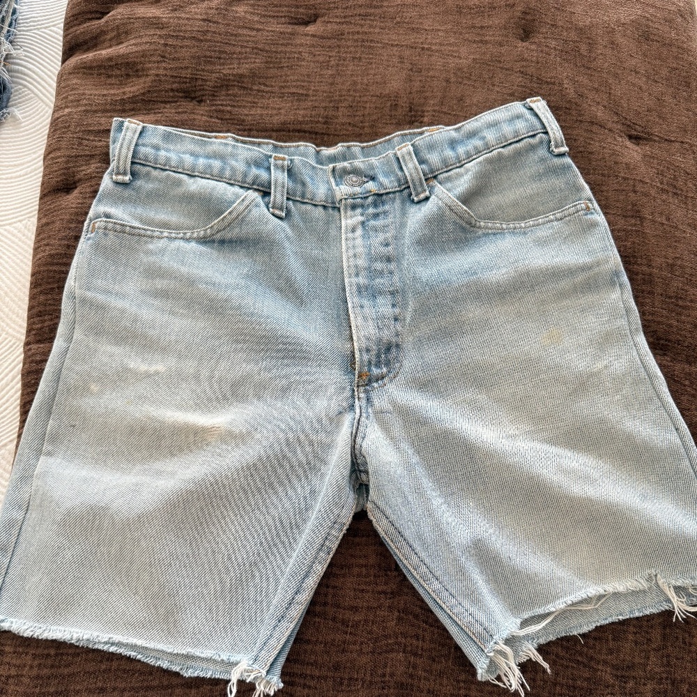 Denim shorts